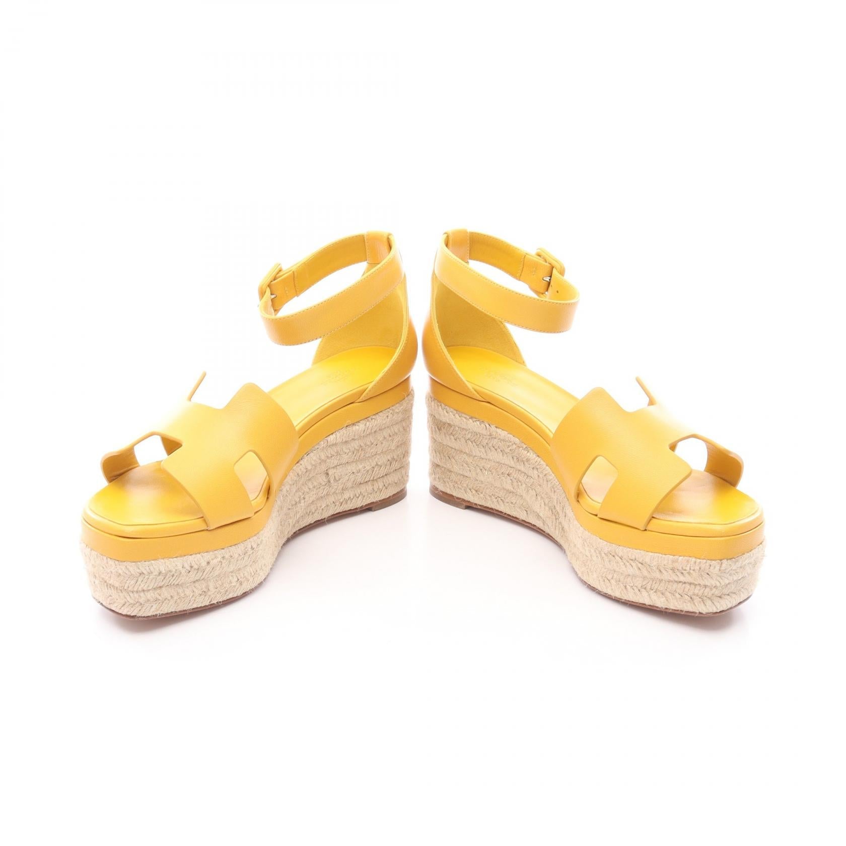 エルメス ELDA レザーサンダル
