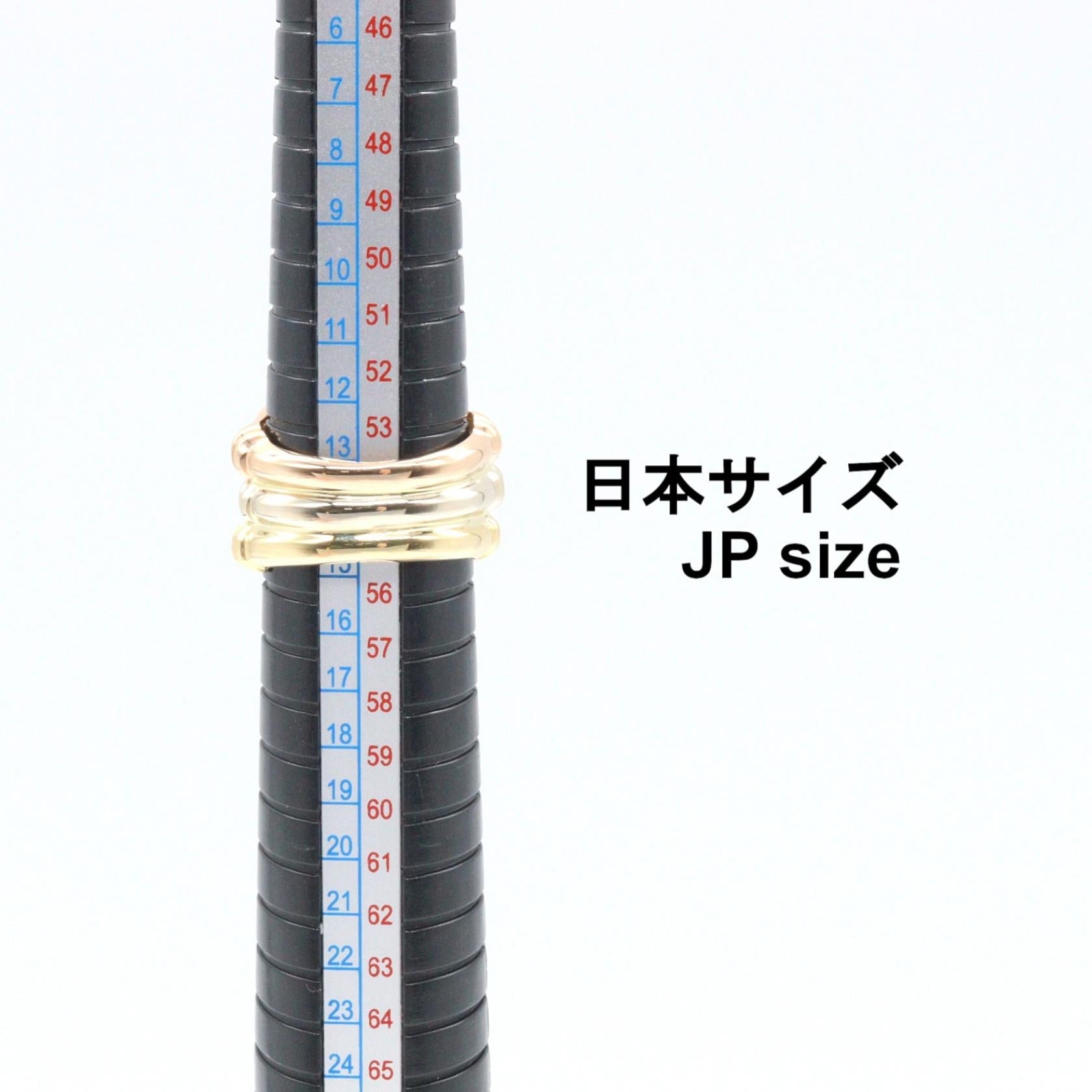 ジュエリー Au750スリーゴールドリング