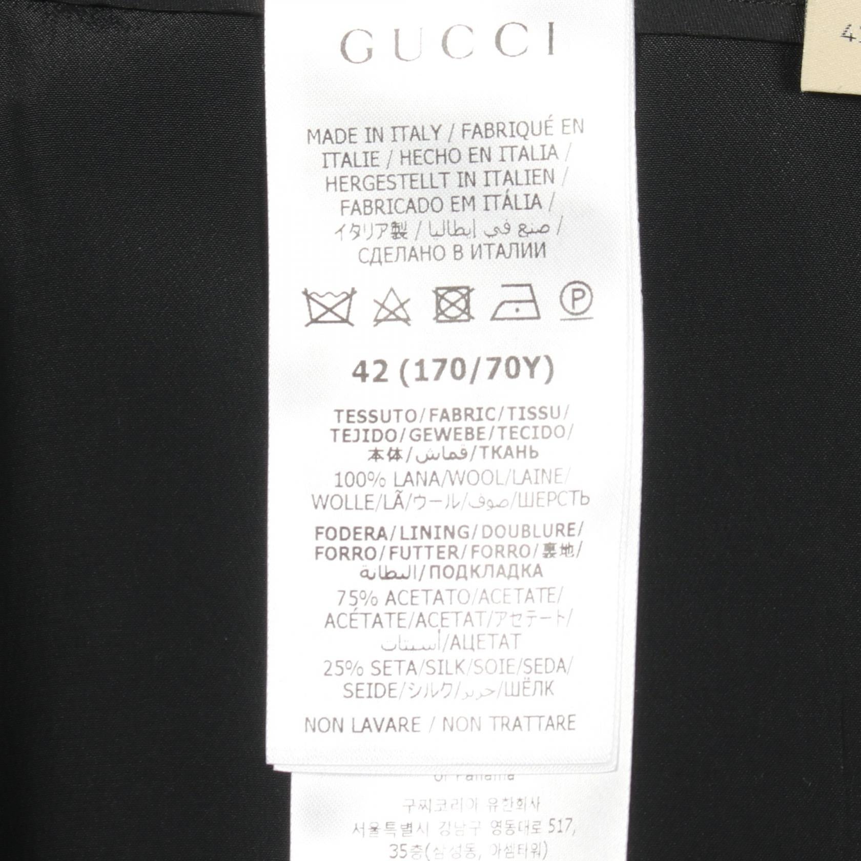 グッチ ウールスカート
