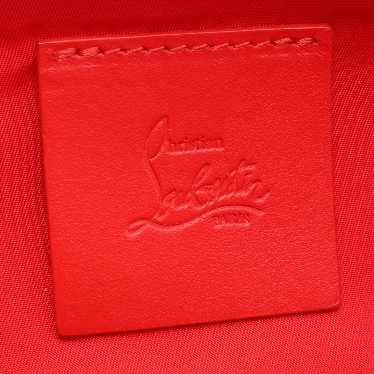 クリスチャンルブタン BACKLOUBI SMALL ナイロン レザー ラバー リュックサック