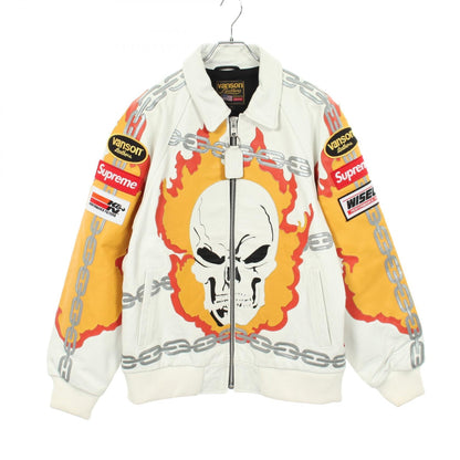 シュプリーム Supreme×バンソンレザーズ Ghost Rider レザージャケット