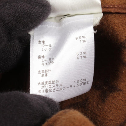 ルイヴィトン モノグラム ウールレザーコート