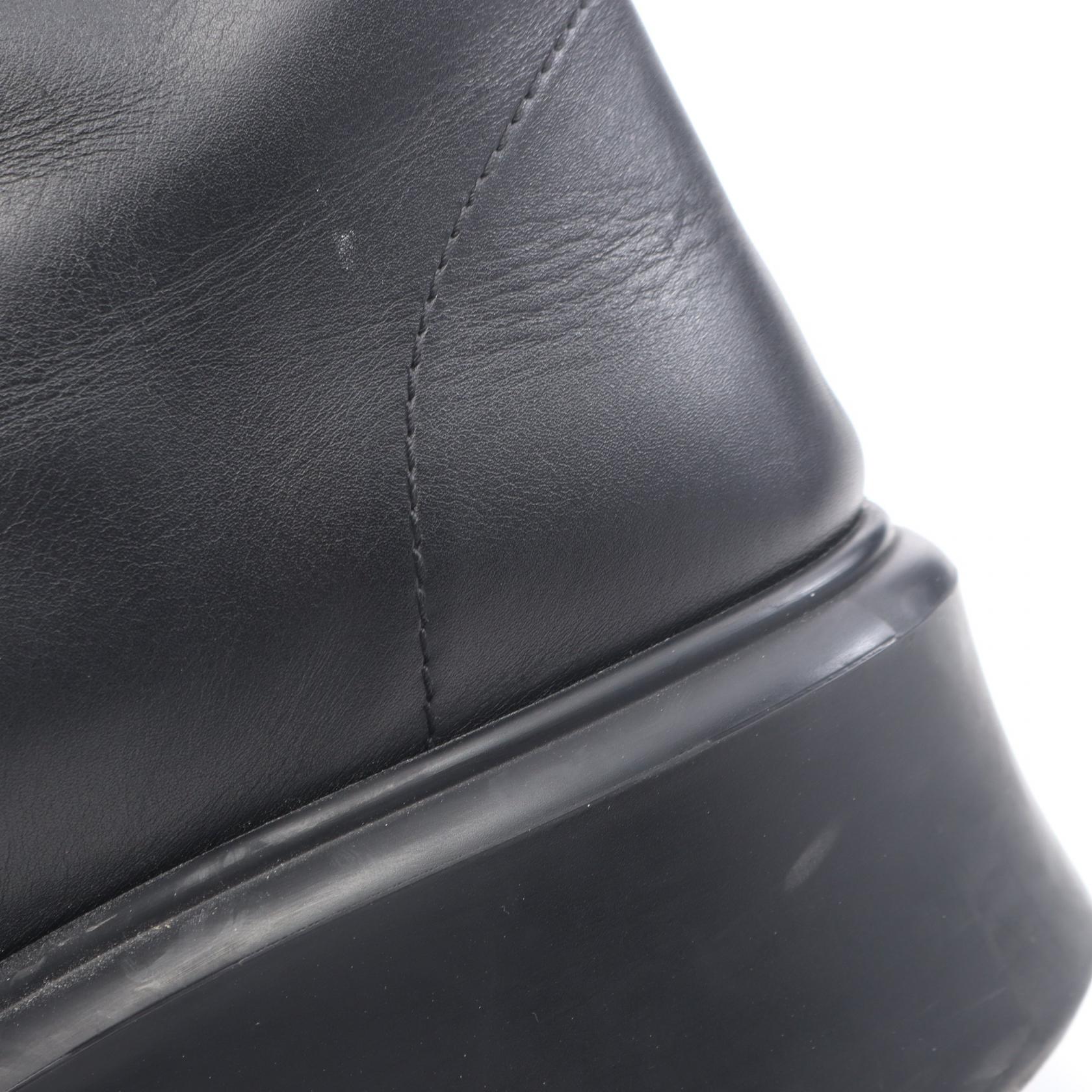 ザロウ Zipped Boot 1 レザー ブーツ