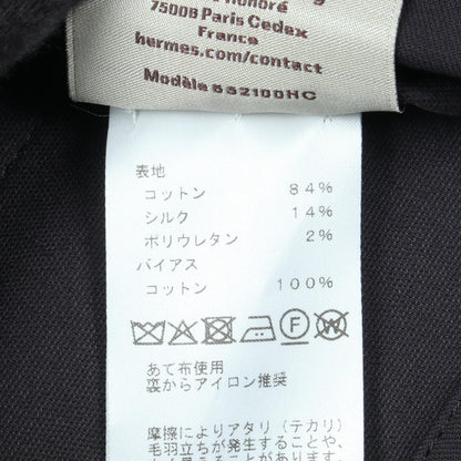 エルメス セリエボタン シルクコットンブルゾン48