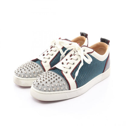 クリスチャンルブタン Louis Junior Spikes Orlato レザー パテントレザー ファブリック スニーカー