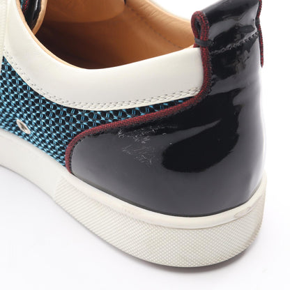クリスチャンルブタン Louis Junior Spikes Orlato レザー パテントレザー ファブリック スニーカー