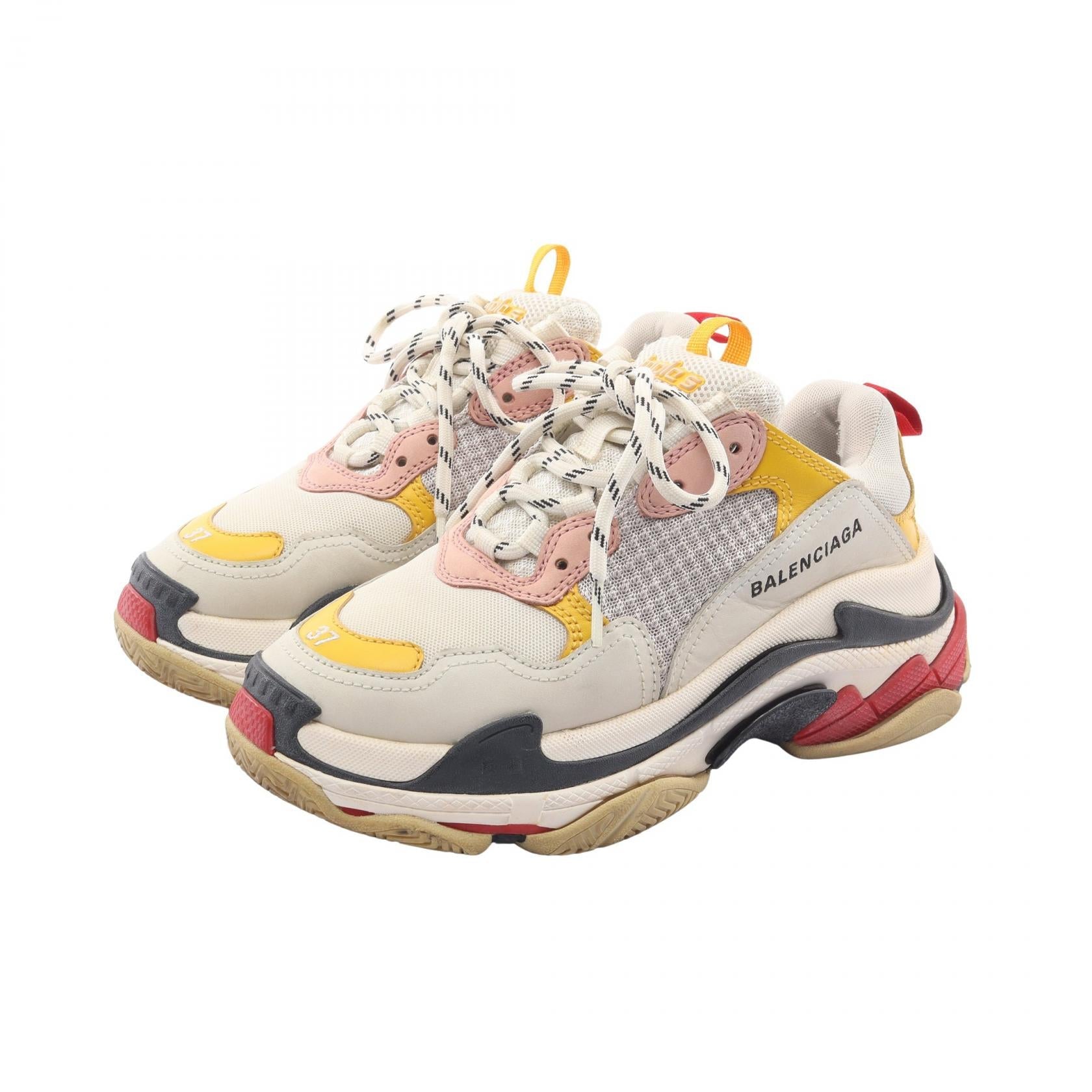 バレンシアガ TRIPLE S レザー スニーカー