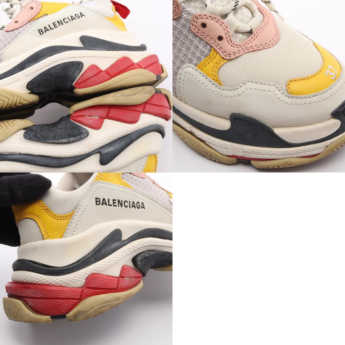 バレンシアガ TRIPLE S レザー スニーカー
