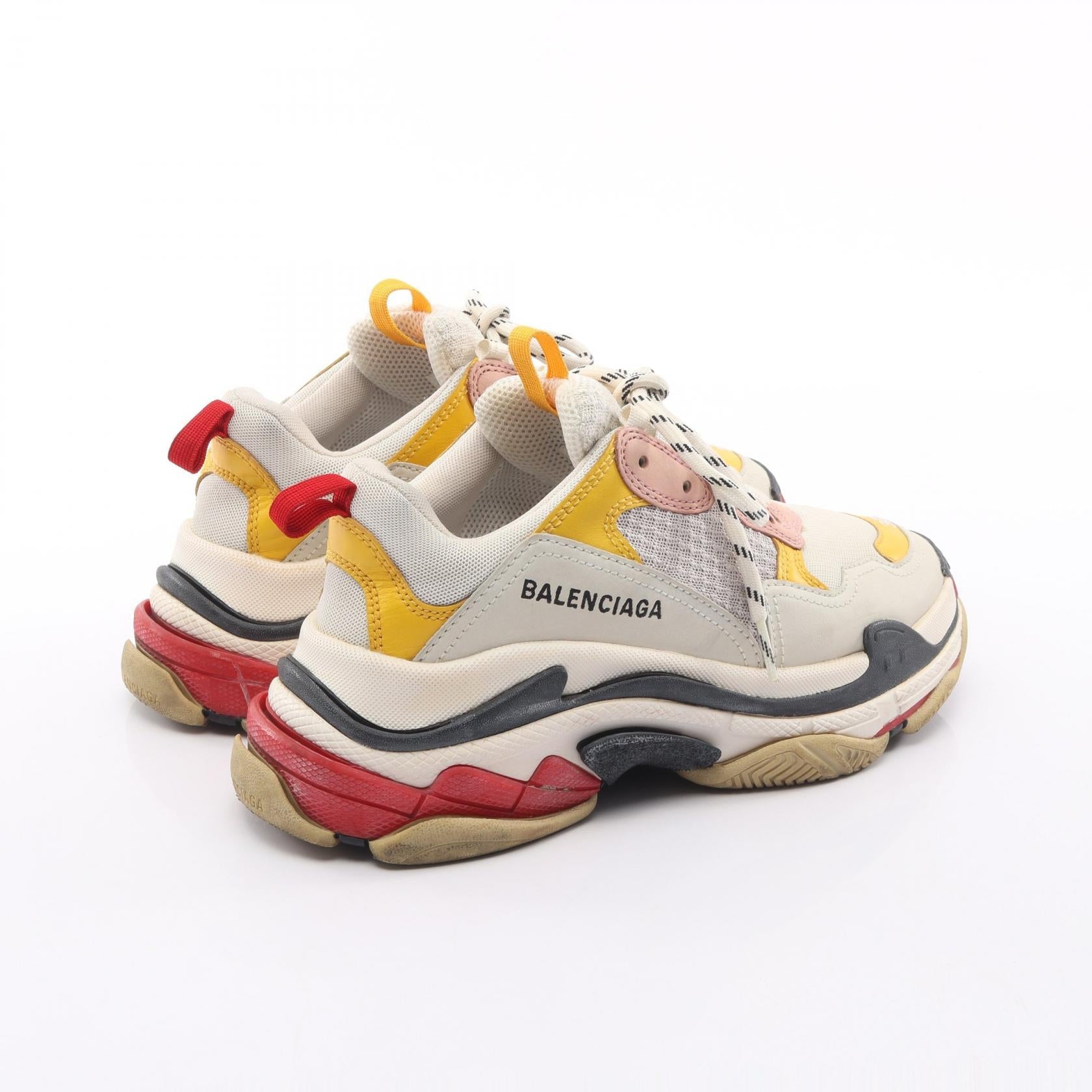 バレンシアガ TRIPLE S レザー スニーカー