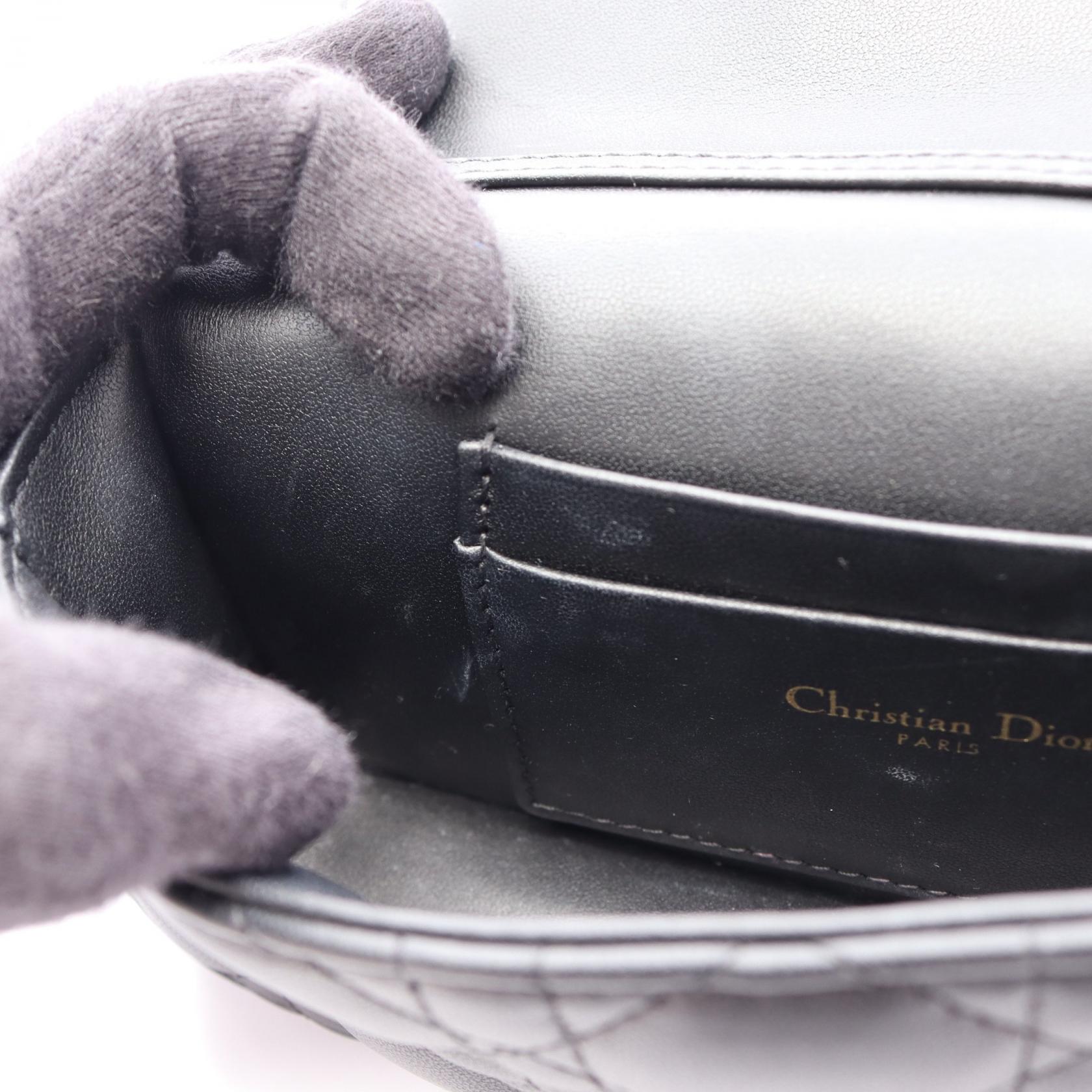 ディオール My Dior Dior Talk レザーショルダーバッグ