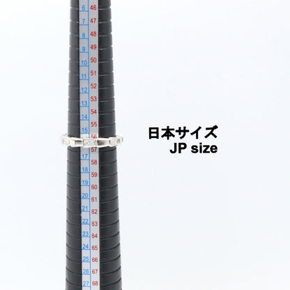 ブルガリ セルペンティ ヴァイパー K18WG ダイヤモンド リング 16号