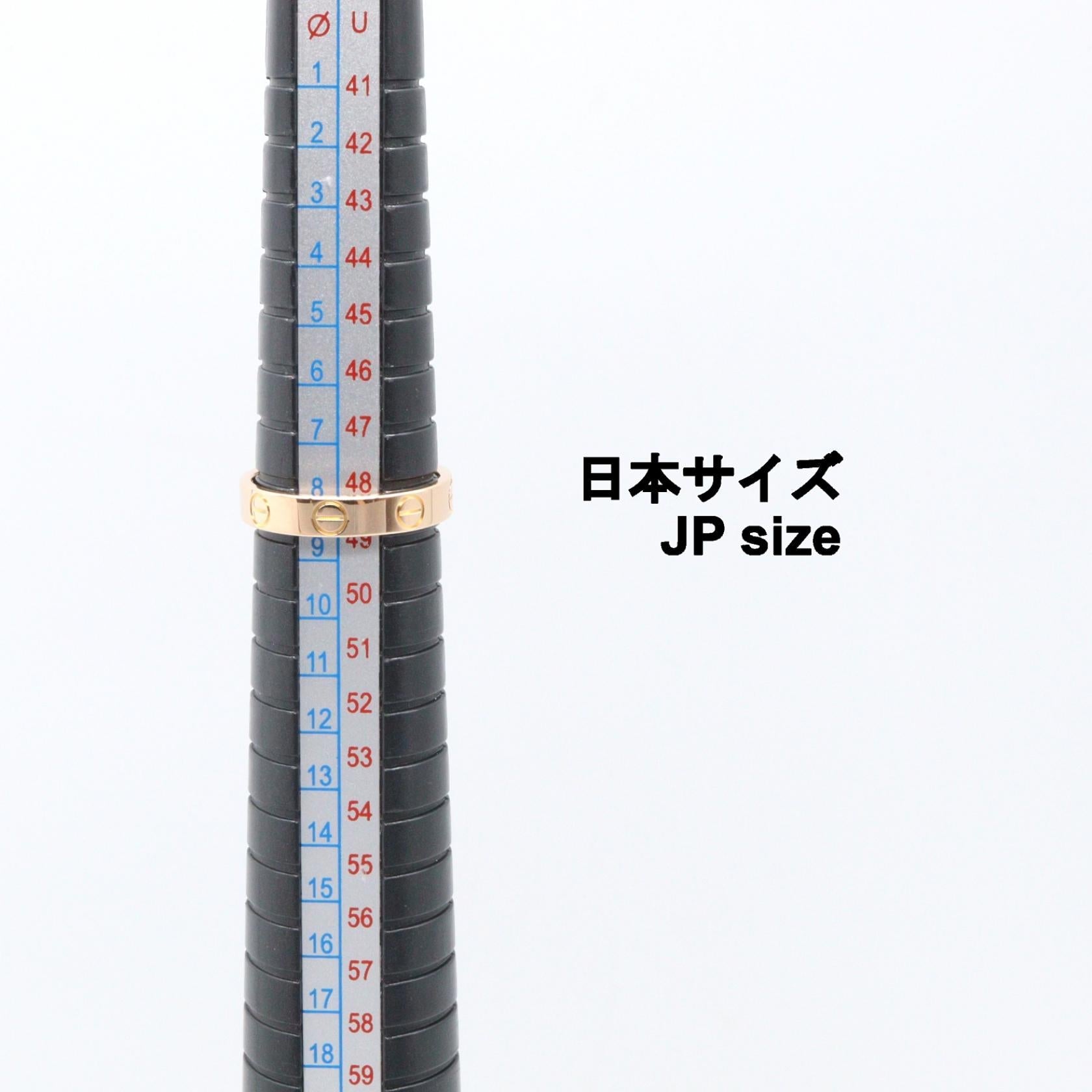 カルティエ ミニラブ Au750リング 8号
