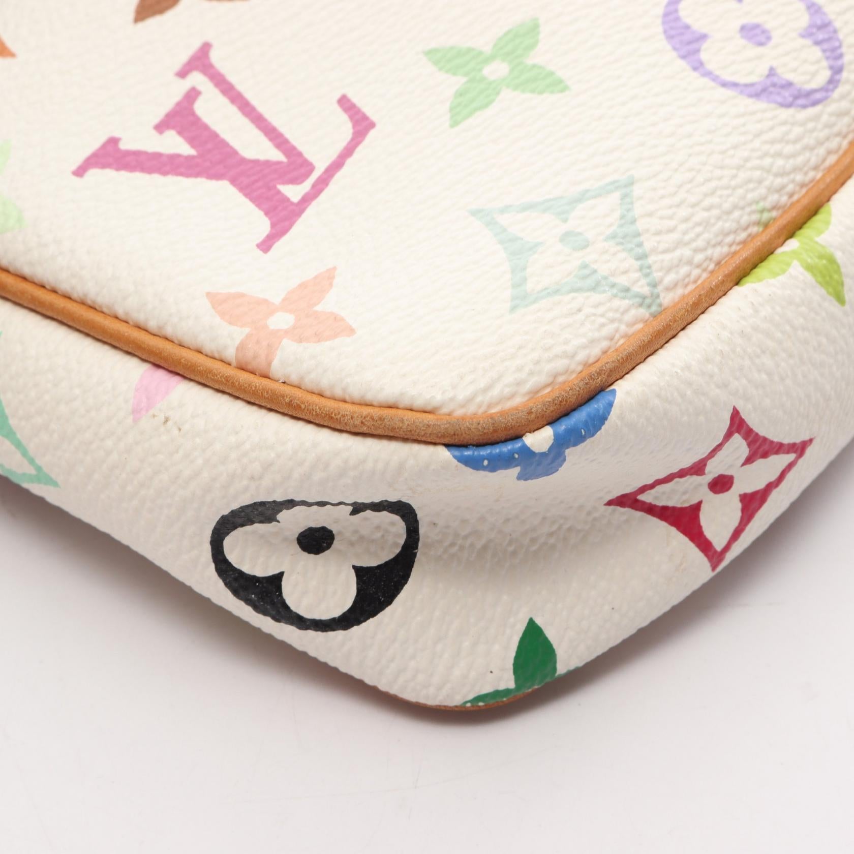 ルイヴィトン ポシェットアクセソワール モノグラムマルチカラー ハンドバッグ