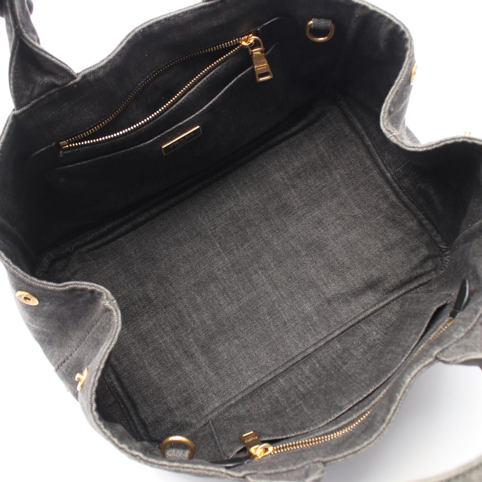 プラダ CANAPA DENIM 2WAYトートバッグ