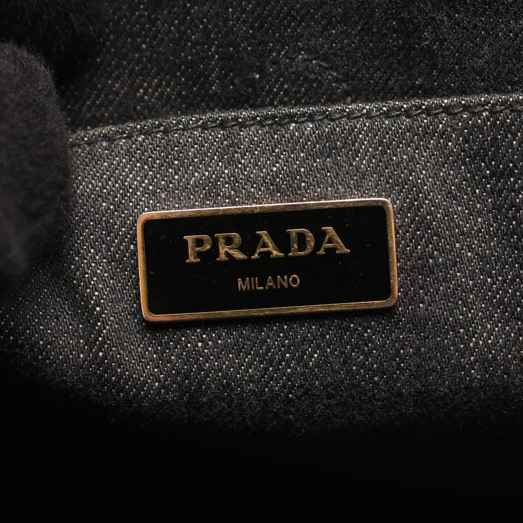 プラダ CANAPA DENIM 2WAYトートバッグ