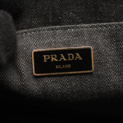 プラダ CANAPA DENIM 2WAYトートバッグ