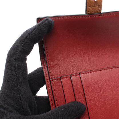 ロエベ バーティカル ウォレット スモール レザー 三つ折り財布