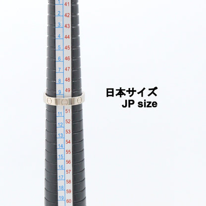 カルティエ ミニラブリング Au750ホワイトゴールド リング 9号