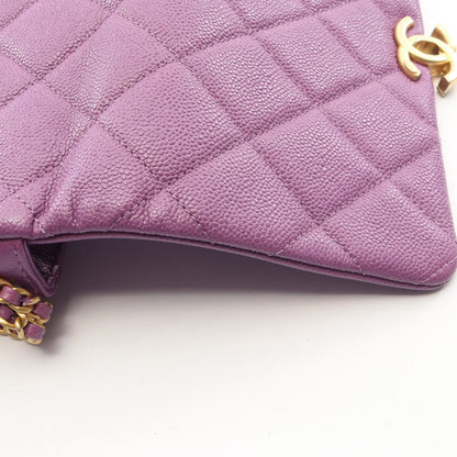 シャネル マトラッセ キャビアスキン ショルダーバッグ