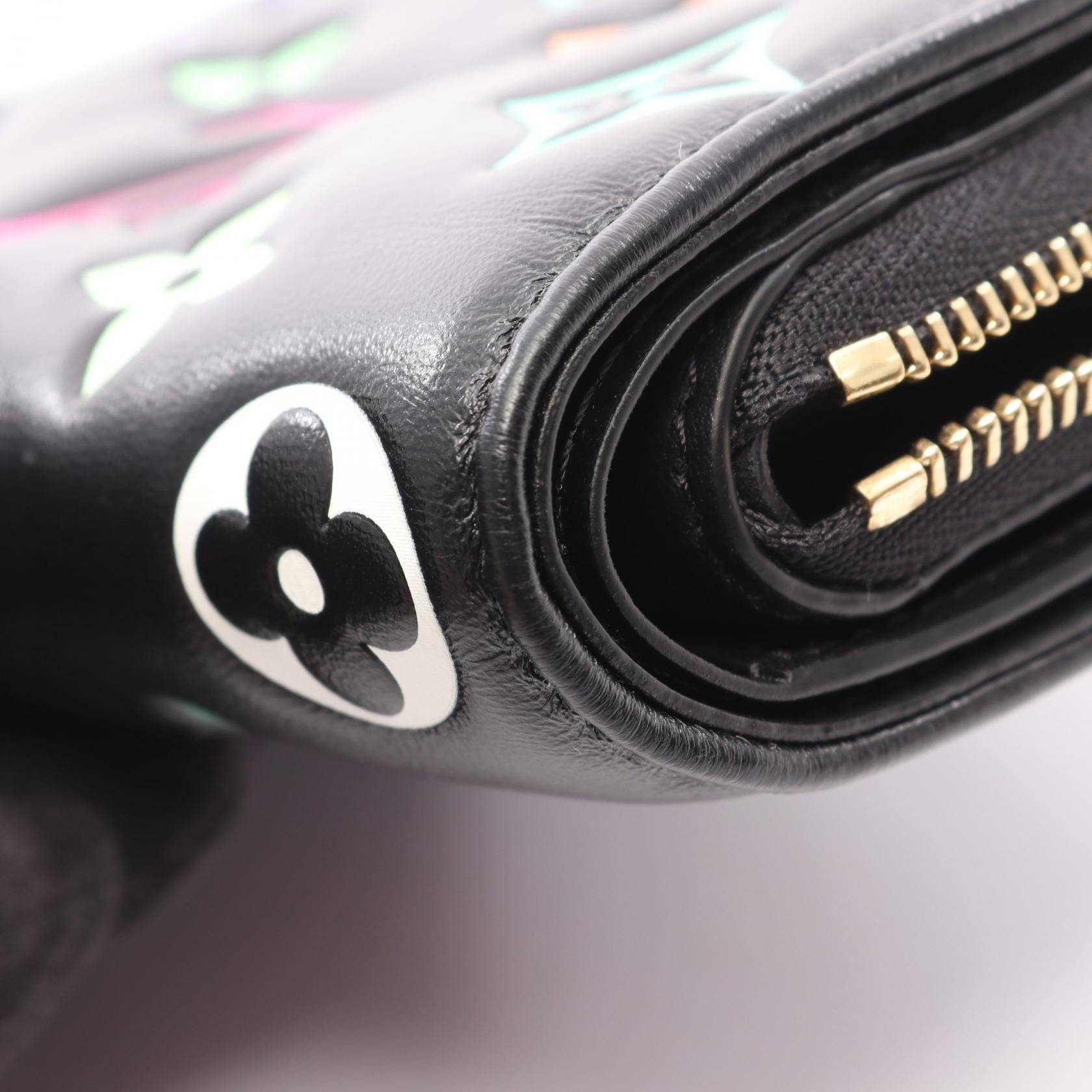 ルイヴィトン LV × TM ポルトフォイユルー レザー財布