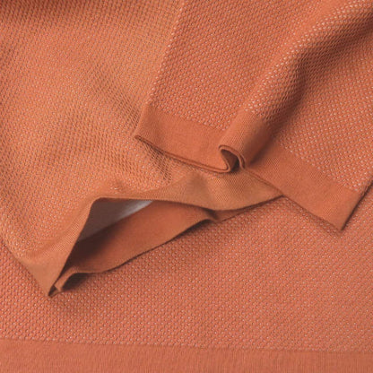 オーラリー GIZA BIRDS EYE DOUBLE FACE BOAT NECK ニットトップス