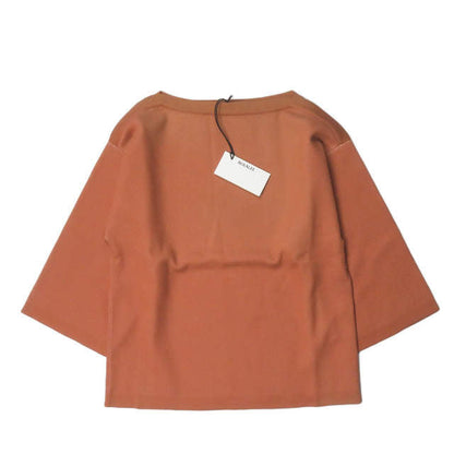 オーラリー GIZA BIRDS EYE DOUBLE FACE BOAT NECK ニットトップス
