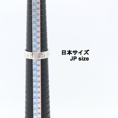カルティエ ラブ Au750ホワイトゴールド リング 17号