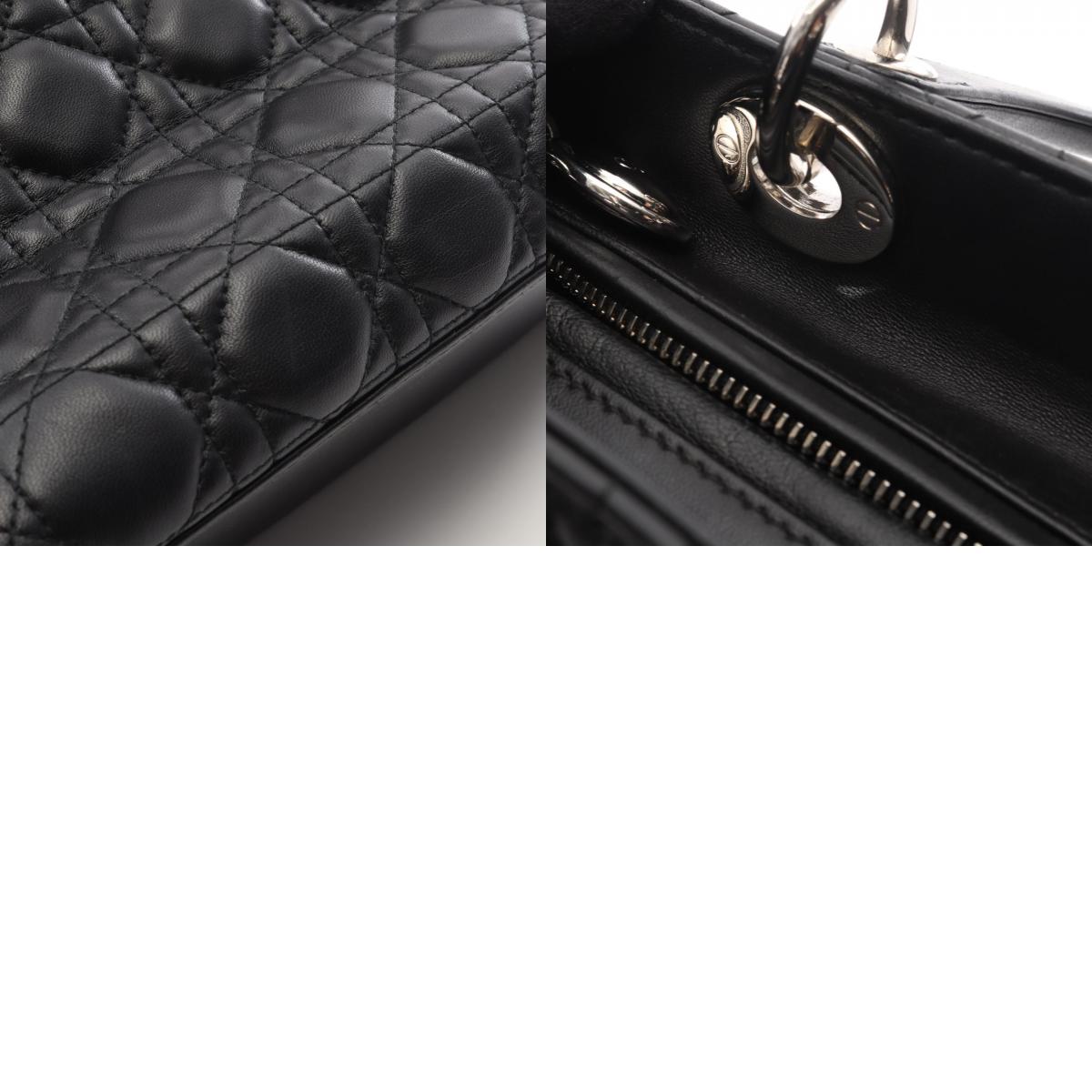 ディオール LADY DIOR レザー2wayハンドバッグ