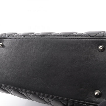 ディオール LADY DIOR レザー2wayハンドバッグ