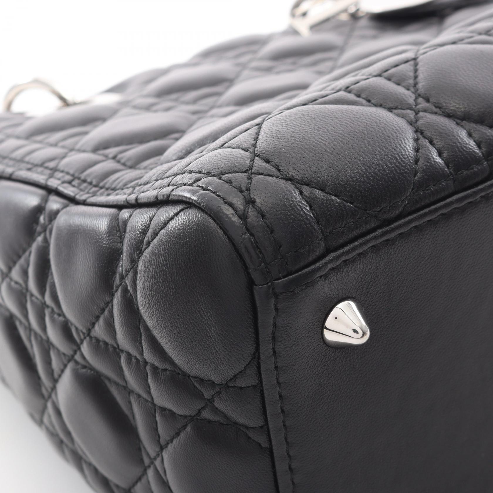ディオール LADY DIOR レザー2wayハンドバッグ