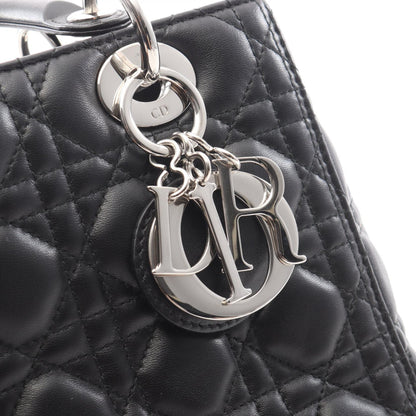 ディオール LADY DIOR レザー2wayハンドバッグ