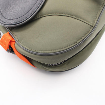 ディオール DIOR x sacai SADDLE ナイロンレザーウエストバッグ