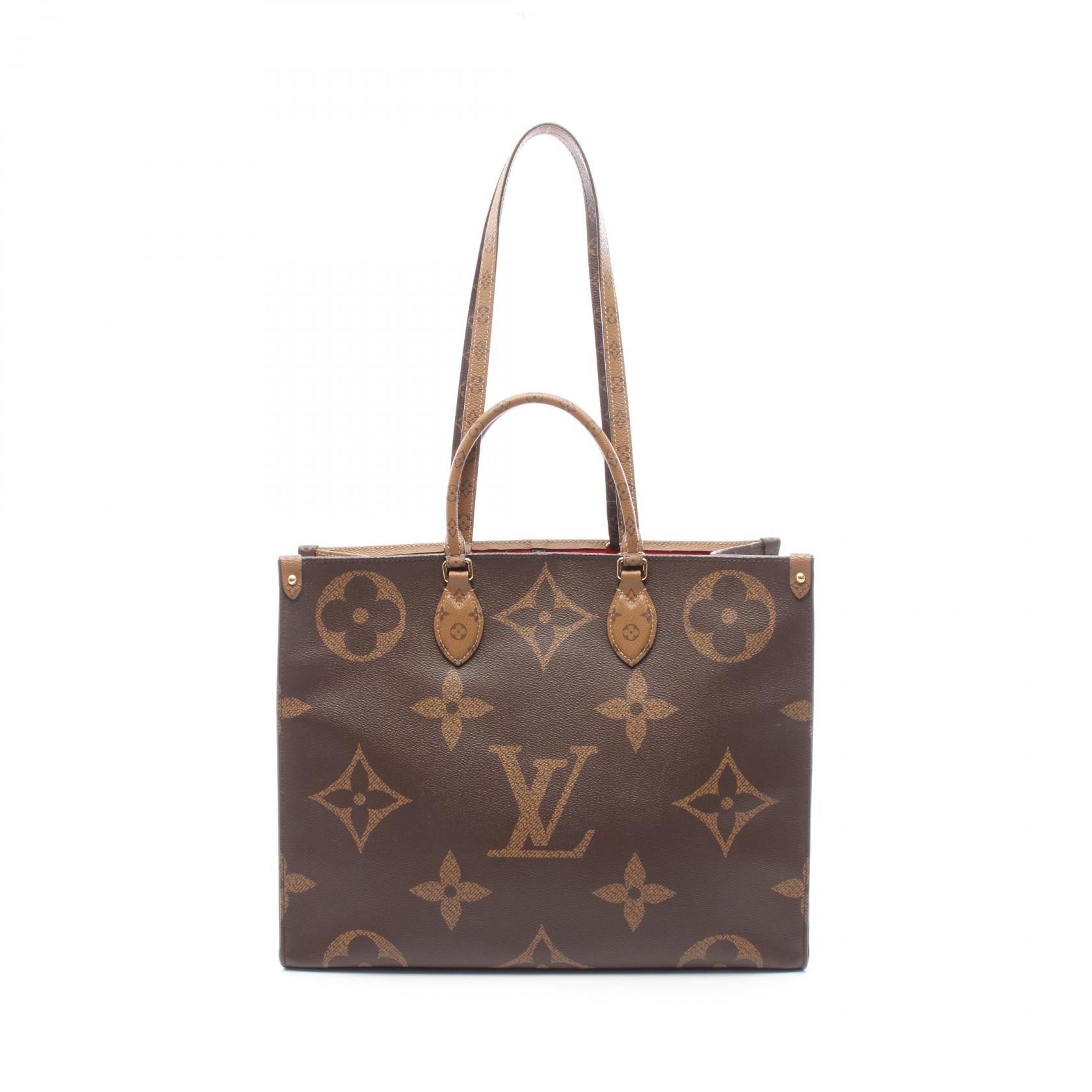 ルイヴィトン オンザゴーGM モノグラムジャイアントリバース トートバッグ