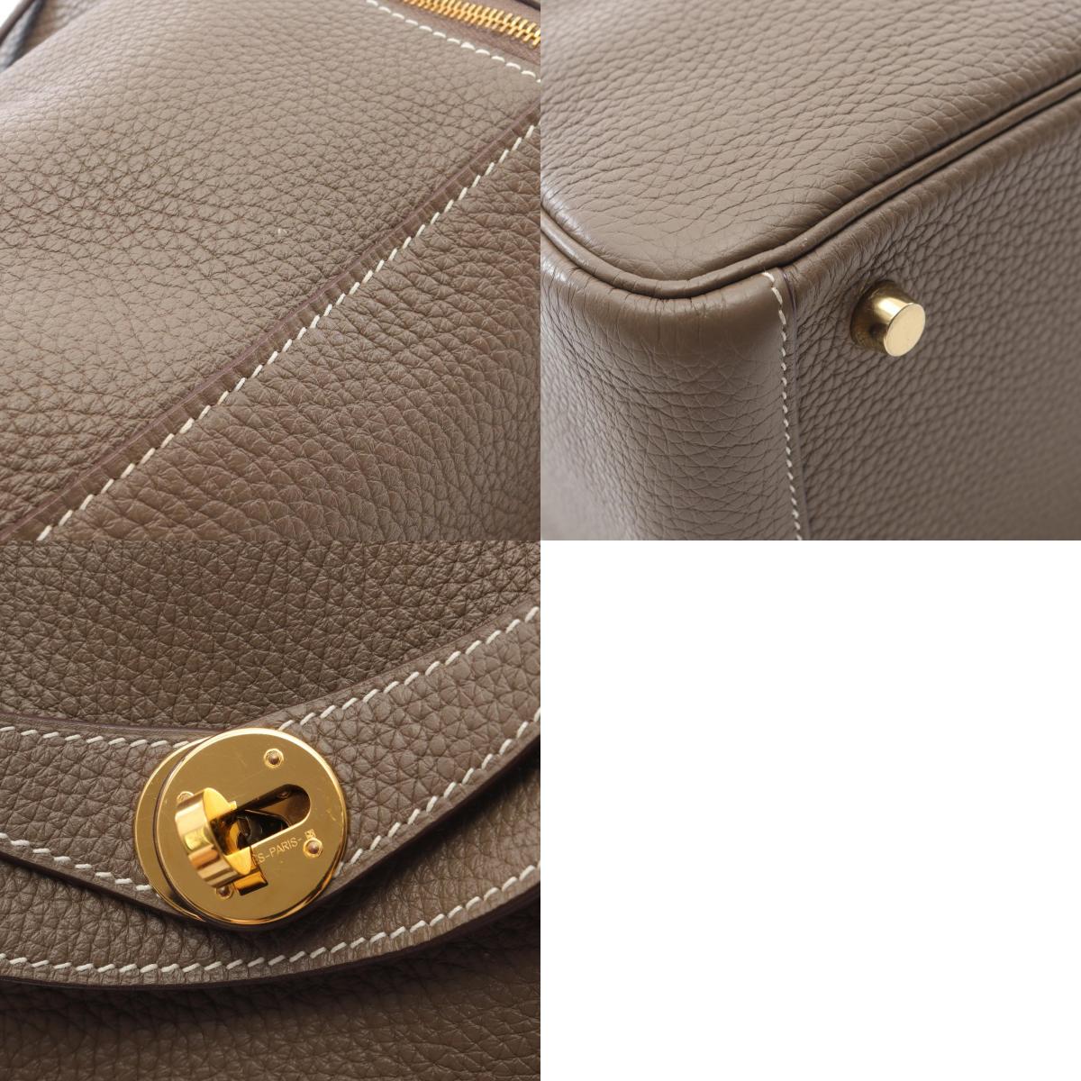 エルメス リンディ トリヨンクレマンス 2WAY ショルダーバッグ