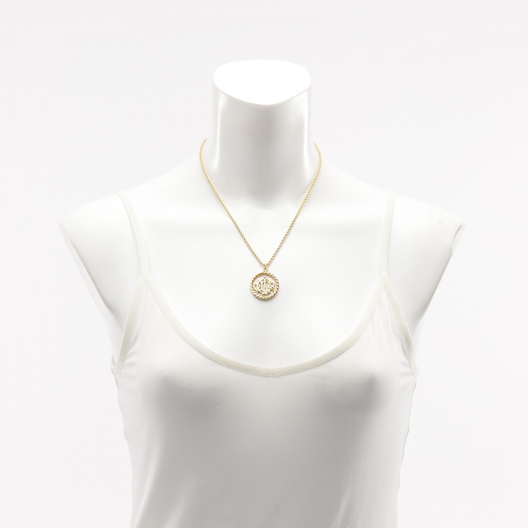 ディオール CDロゴ ネックレス