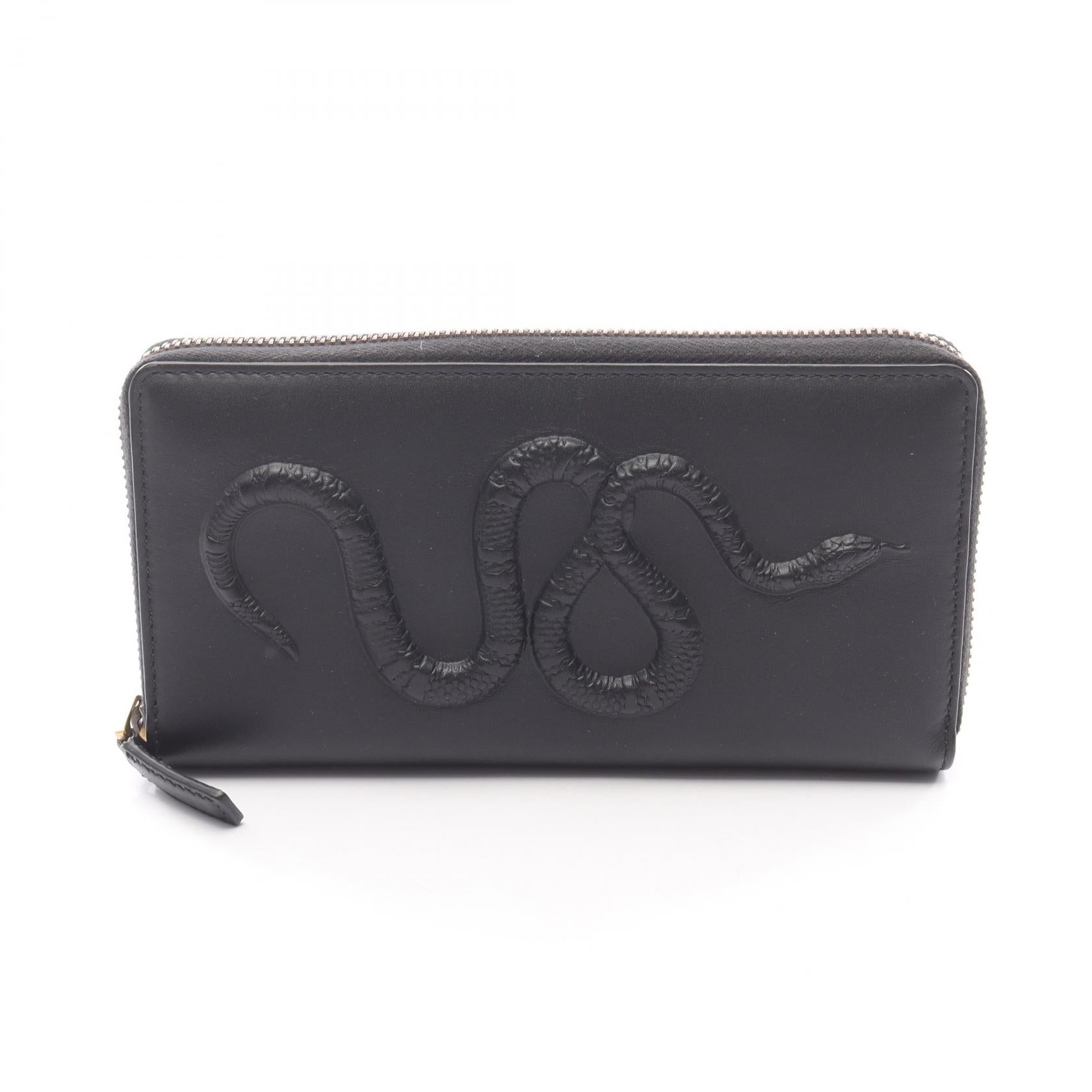 グッチ Snake レザー長財布