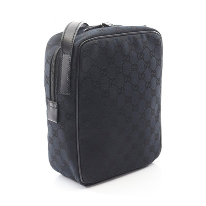 グッチ GGキャンバス レザー ショルダーバッグ