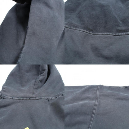 バレンシアガ TAPE TYPE RIPPED POCKET HOODIE コットンパーカー