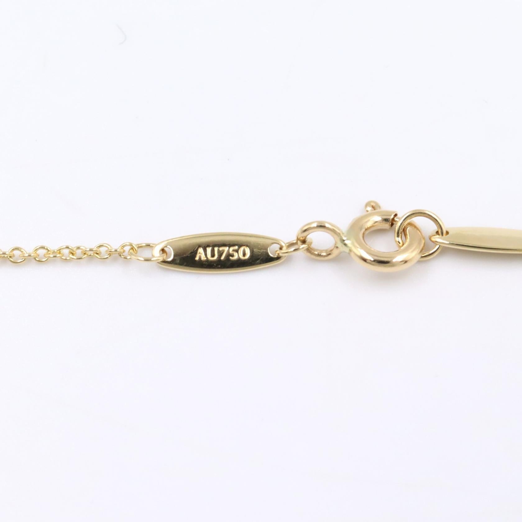 ティファニー バイザヤード Au750 ダイヤモンドネックレス