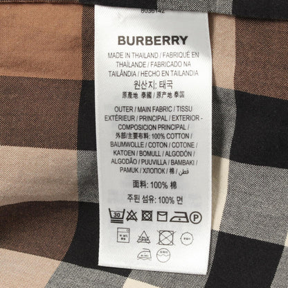 バーバリー コットン長袖シャツ
