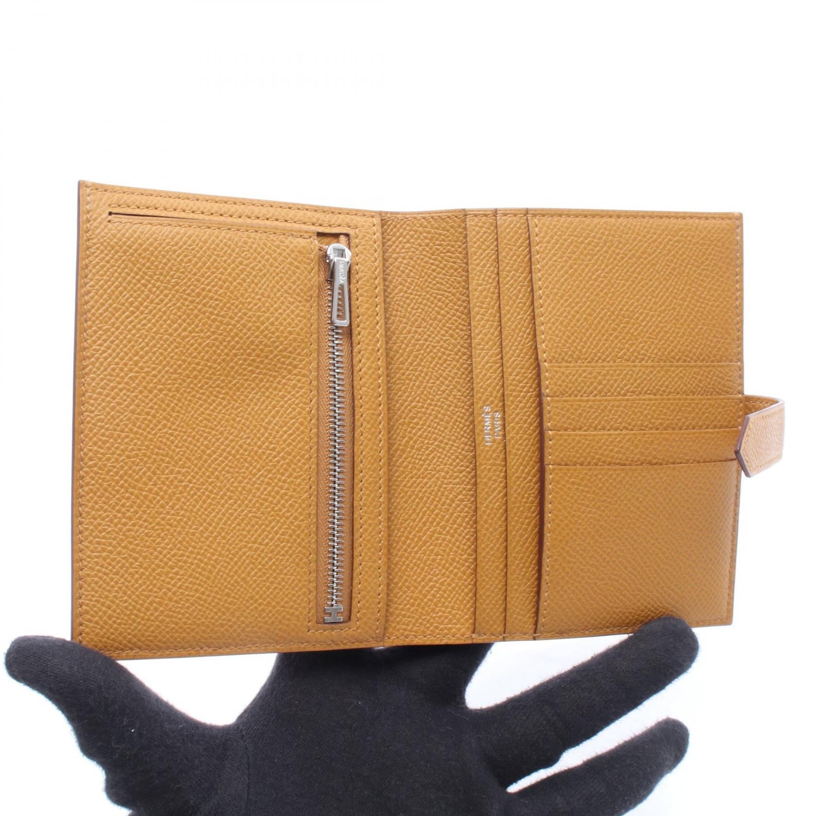エルメス ベアンコンパクト ヴォーエプソン 二つ折り財布
