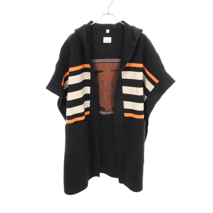 バーバリー TBロゴ ウールカシミヤポンチョ