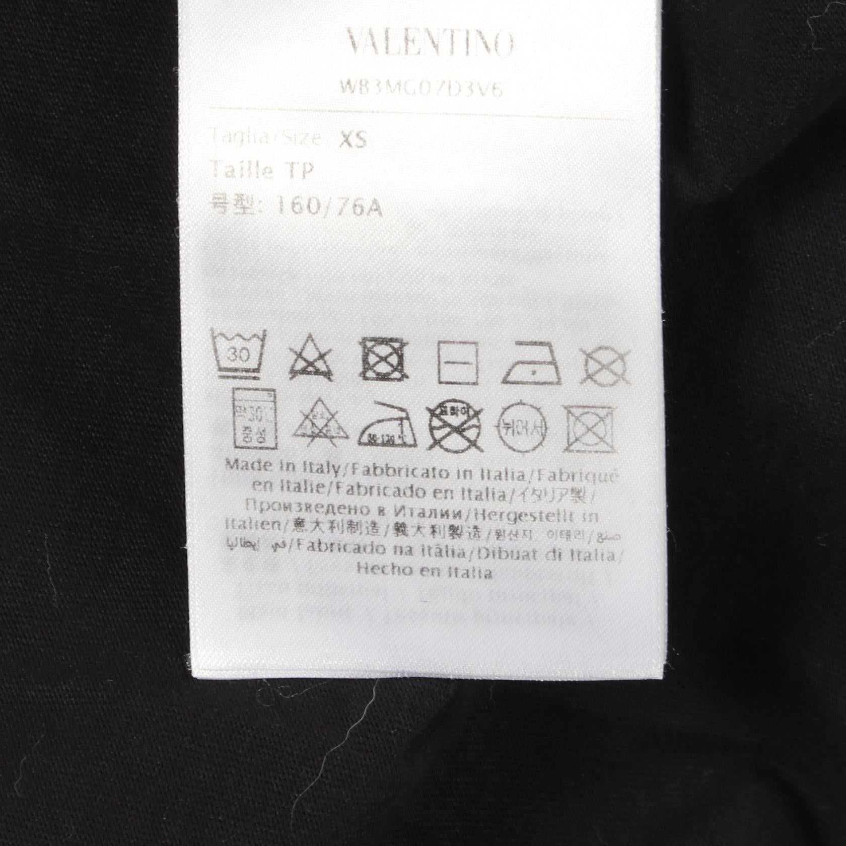 ヴァレンティノ VLTNロゴプリント コットンTシャツ