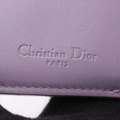 ディオール LADY DIOR パテントレザー三つ折り財布