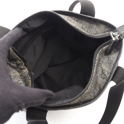 グッチ GGキャンバス レザー ショルダーバッグ