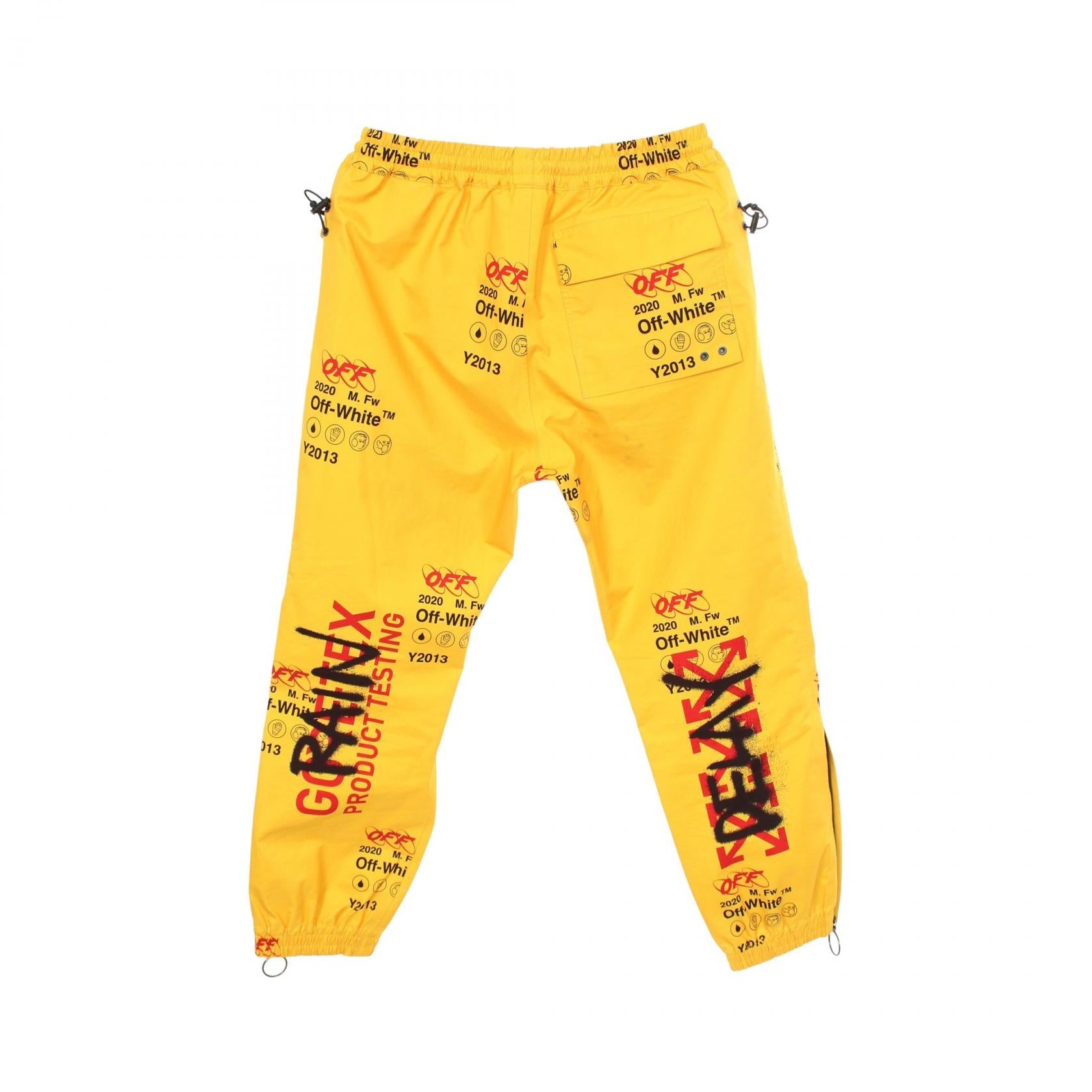 オフホワイト GORE-TEX ポリエステルパンツ
