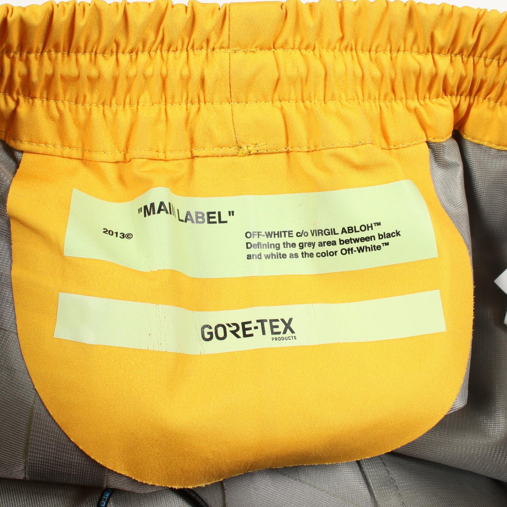 オフホワイト GORE-TEX ポリエステルパンツ