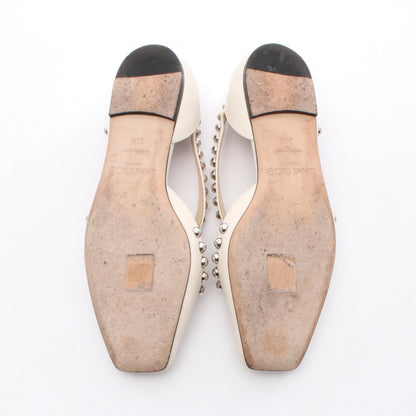 ジミーチュウ JOEZIE FLAT レザー フラットシューズ