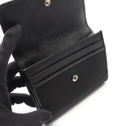 プラダ TESSUTO ナイロン サフィアーノレザー二つ折り財布