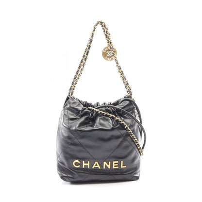 シャネル CHANEL22 レザーショルダーバッグ